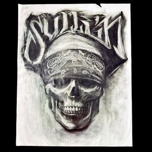 Sullen Art Collective Bone Thug Poster Print Vintage Y2K Tattoo Skull Skeleton